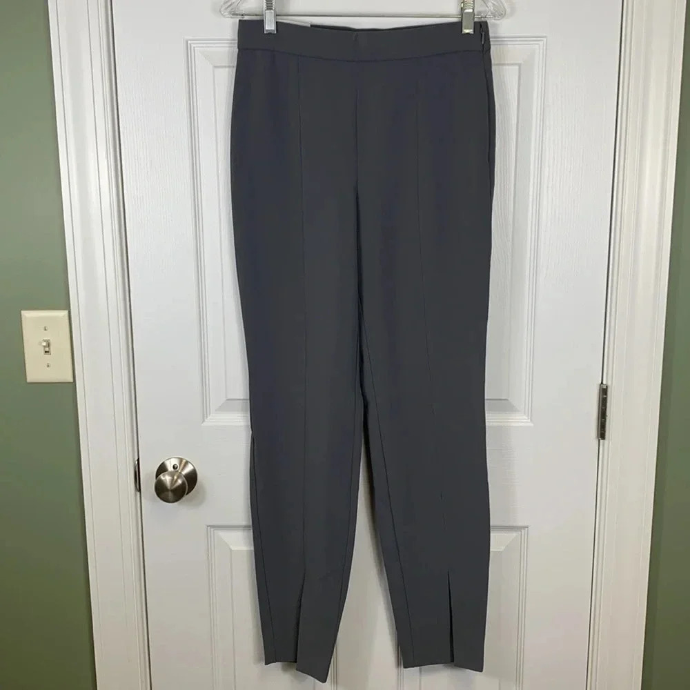 NWT Babaton Cassatt grey high waist slim fit pants sz 8
